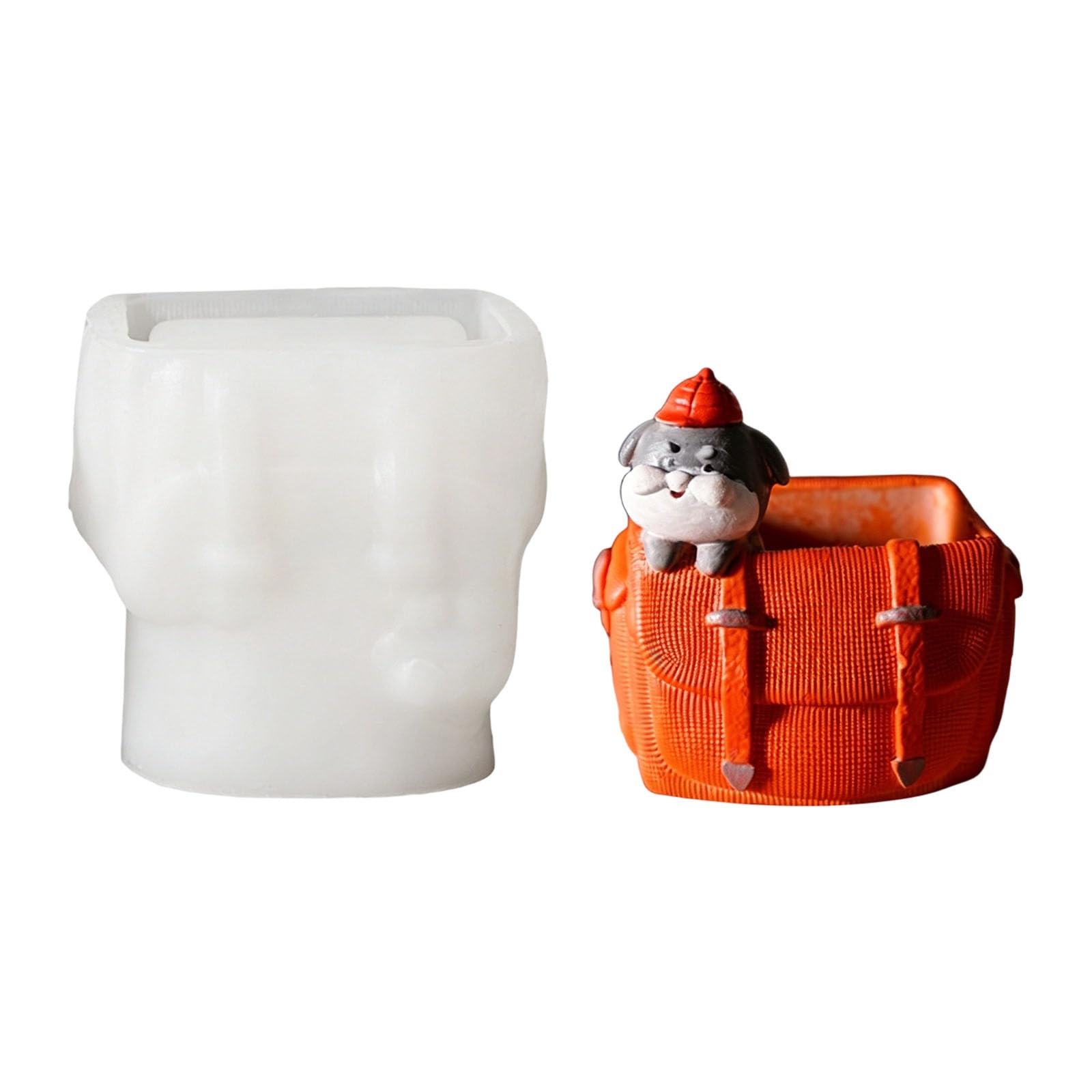 PANGBOER Multipurpose Silicone for Cartoon Animal Shape Flower Pots and Decorative Holders for Craft Enthusiasts Silicone Making Plaster