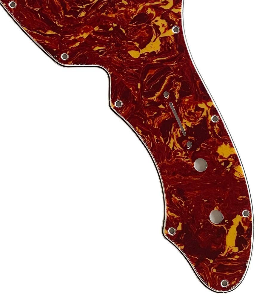For 69 Telecaster Tele Thinline PAF Guitar Pickguard (4 Ply Red Tortoise)