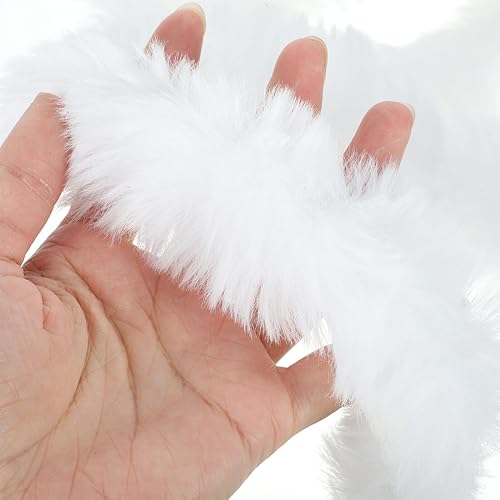 Miniatura 4 de MAGICLULU 1 cinta ancha de piel sintética de Navidad para decoración de fiestas, guirnalda navideña