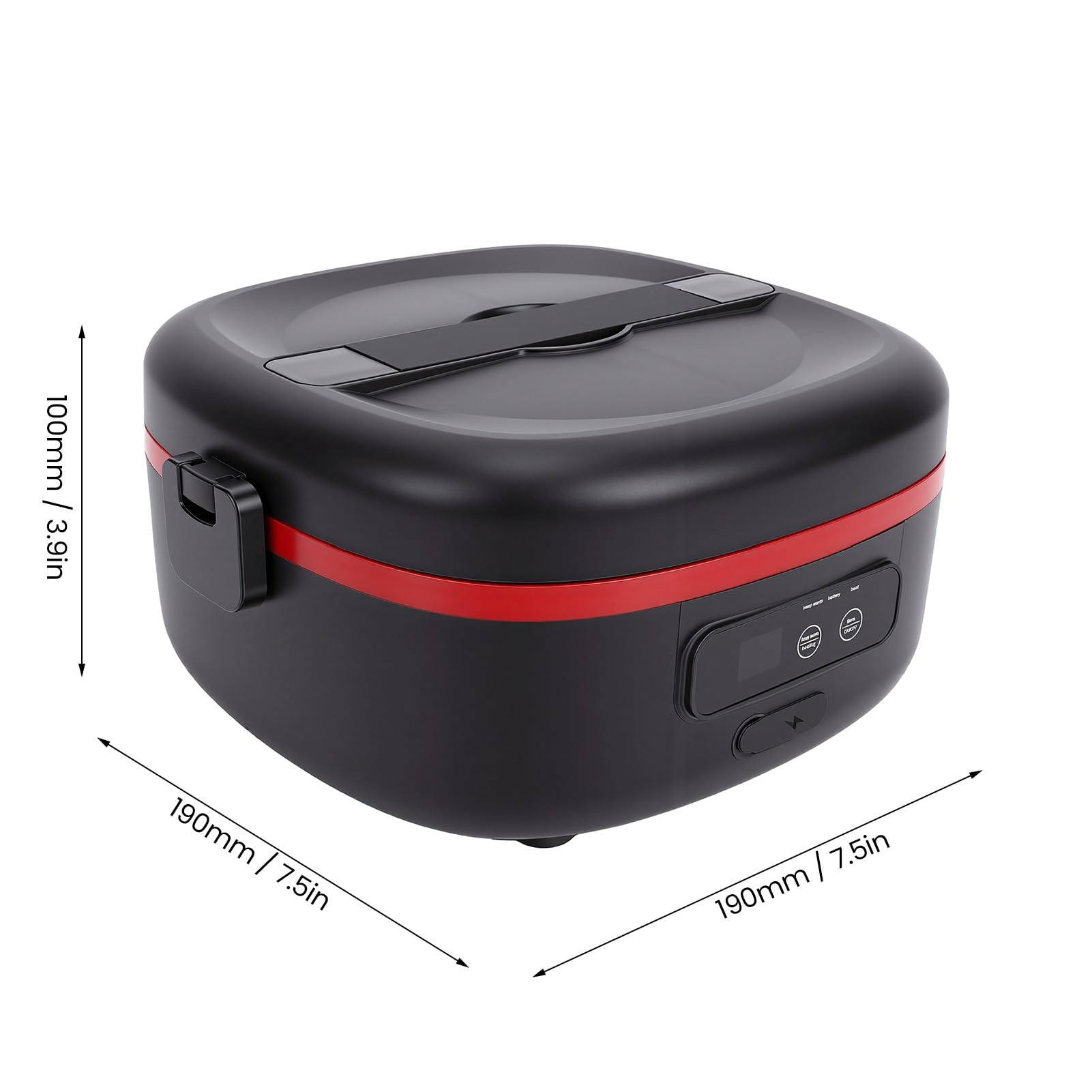 Scaldavivande Elettrico Portatile Riscaldato da 75 W per Viaggi in Ufficio Scolastico Realizzato in Acciaio Inossidabile 1 Litro