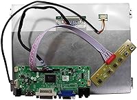 Vista 3 de 10.4 pulgadas VS104T-004A 1024X768 600nit Brillo WLED IPS Pantalla LCD y VGA DVI Audio LCD Controlador Junta