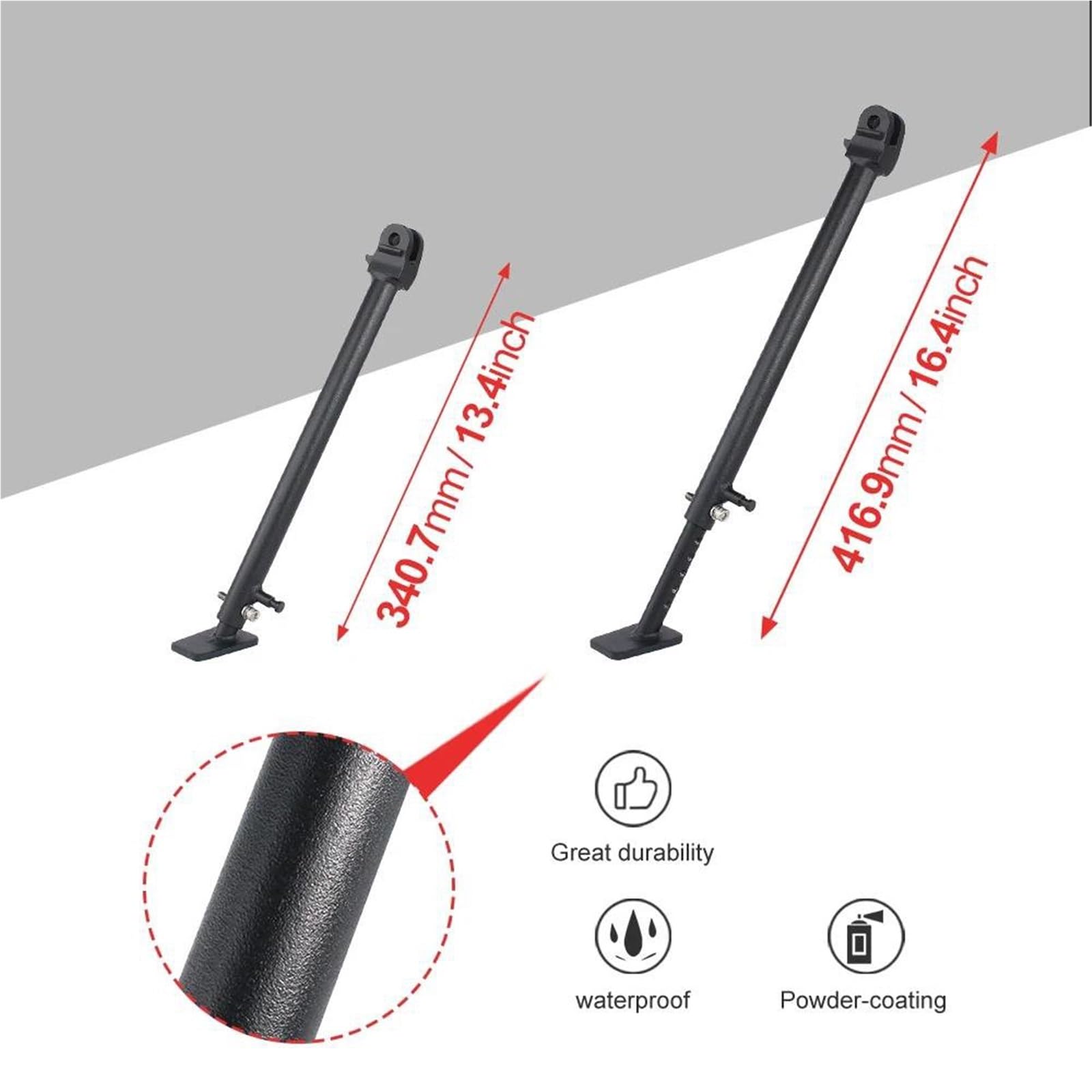 Rivestimenti Laterali Cavalletto Laterale Regolabile Moto Cavalletto Parcheggio per Y&amaha WR250F WR450F YZ125X YZ250X YZ250FX YZ450F