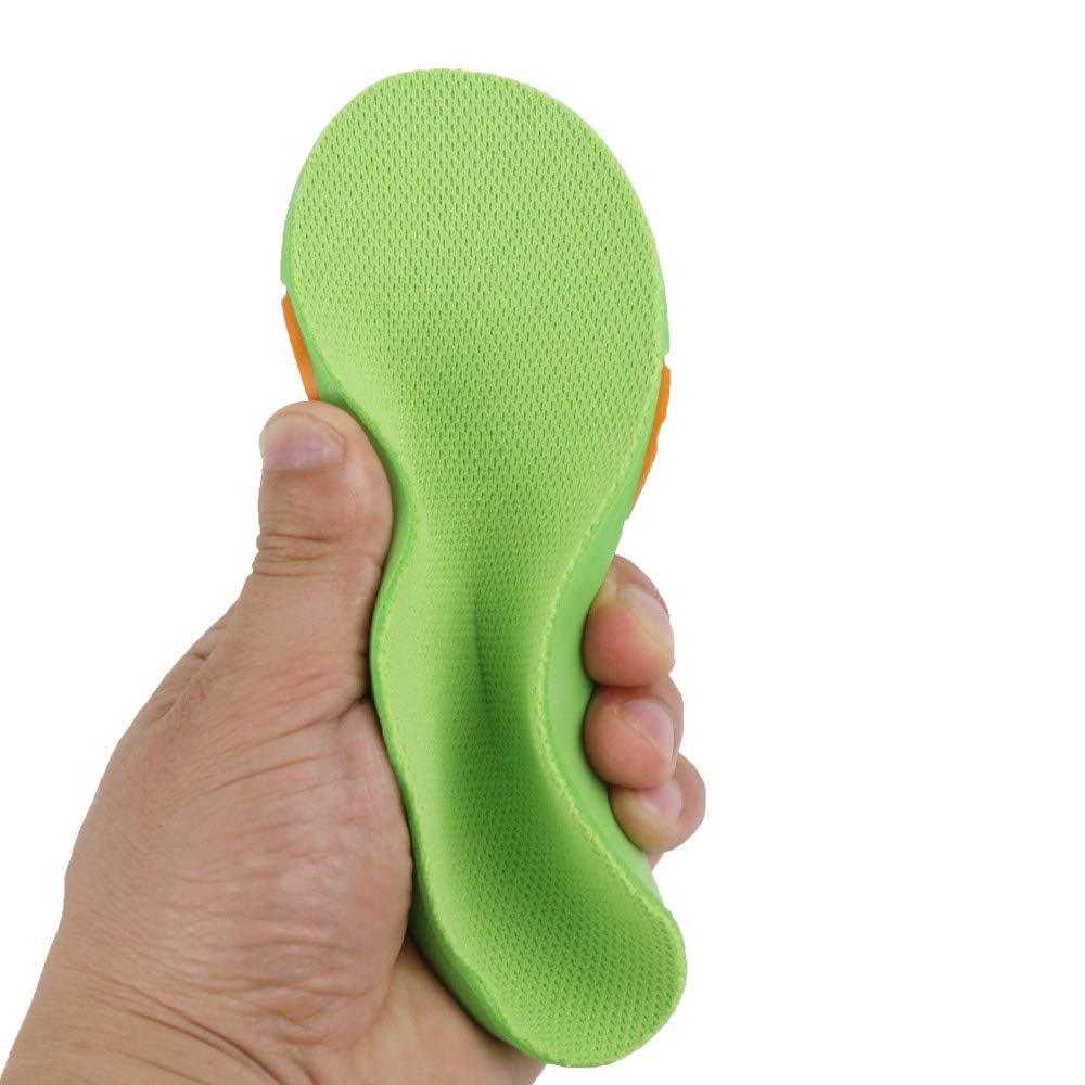 Sottopiede ortopedico per bambini plantare ortopedico per arco di supporto inserto morbido per piedi piatti fascite plantare problema dolore al piede 1 paio 25 cm US 5-7