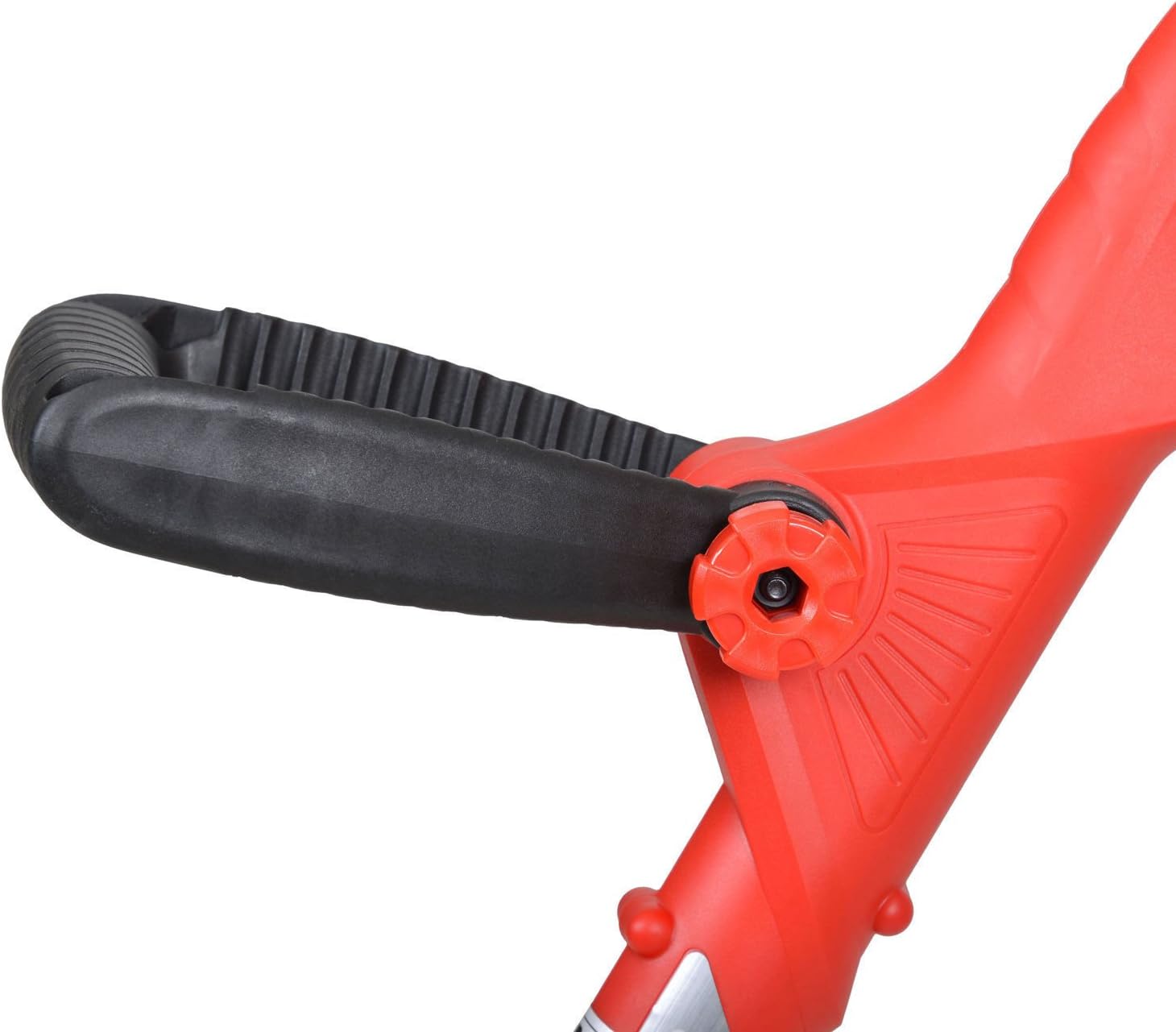 Close-up of auxiliary handle adjustment