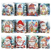 Kit 5D Fai Da Te Biglietti Di Auguri Con Diamanti – 8 Cartoline Mare Con Buste, Regalo Creativo Per Compleanni, Natale, Amici E Famiglia - 5