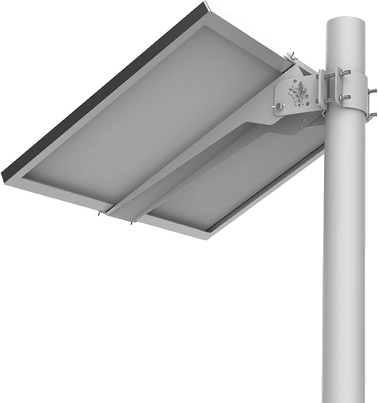 Kit de Suporte Ajustável para Fixação de Painel Solar de 50 W em Poste SUNER POWER BC-50W-P