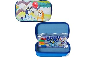 Bluey Pencil Case Set for Kids: Endless Artistic Adventures with Stickers and Gel Pens!