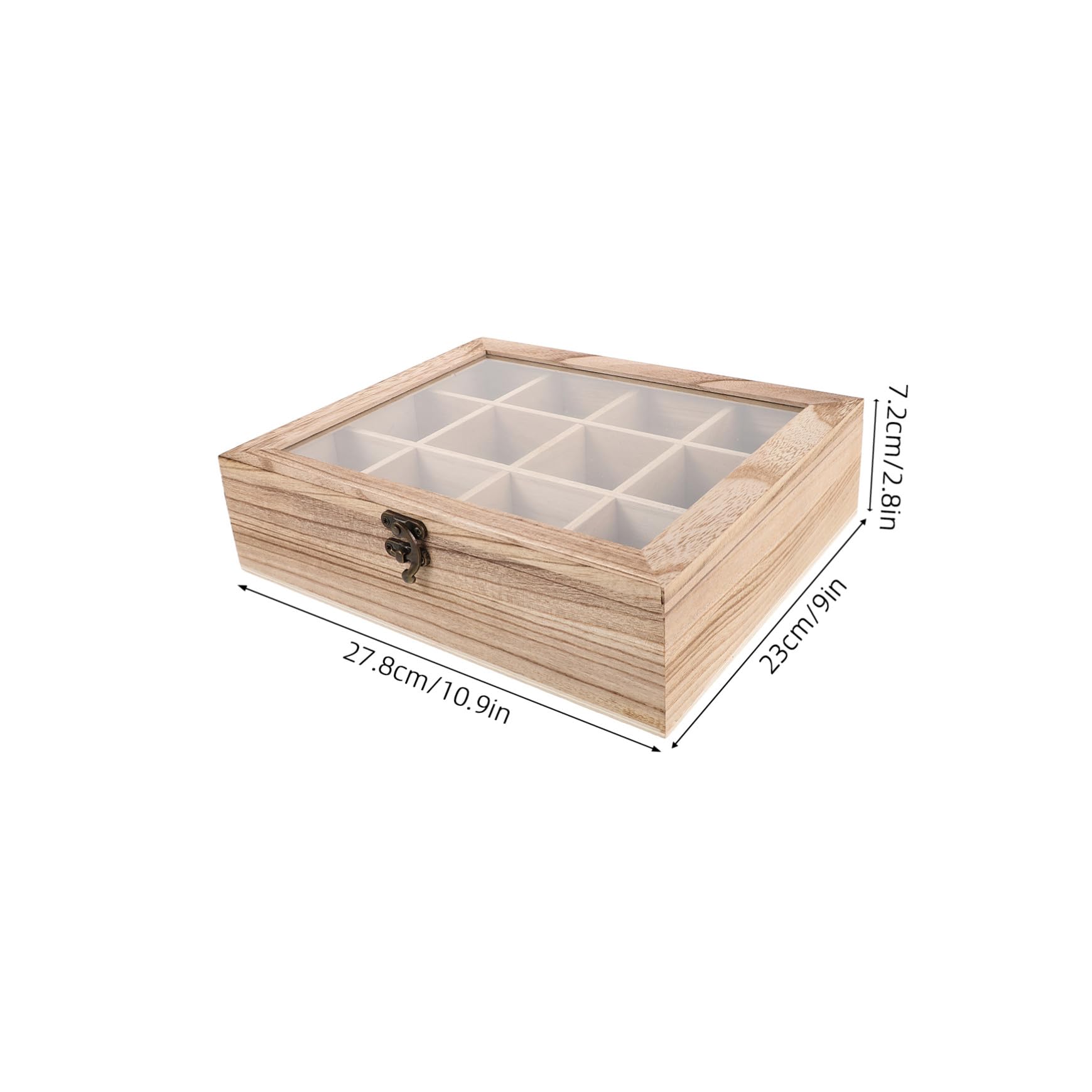 KOMBIUDA Vitrine Mit Durchsichtigem Deckel Für Die Sammlung Von Steinen Halter Für Natursteine Schaukästen Für Mineralienproben Aufbewahrung Von Steinen Aus Holz Vitrine Für