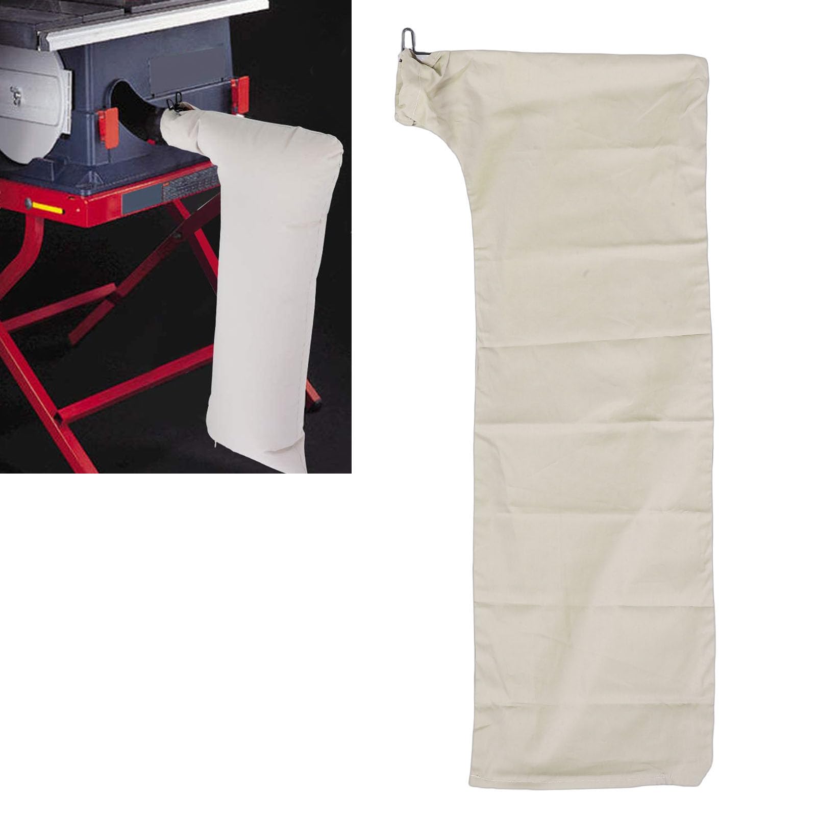 TOPINCN Bolsa para Polvo de Sierra de Mesa, Bolsa para Polvo de Sierra Circular Ajustable, Recolectora de para Recolección de Aserrín, para Universal