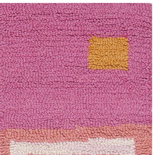 Tapete decorativo SAFAVIEH 2x3 pies de lana hecho a mano miniatura 4