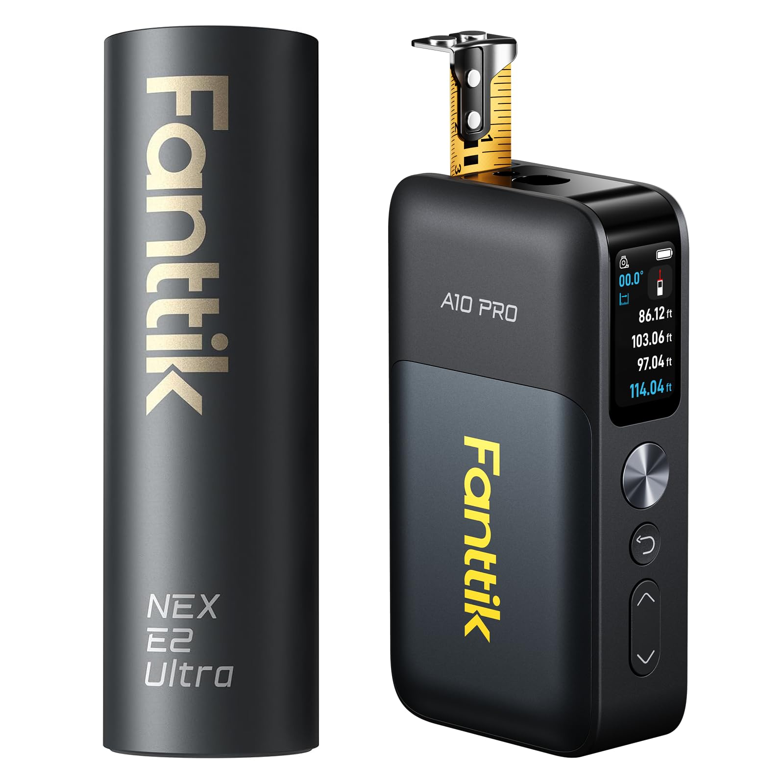 Fanttik E2 Ultra 3 7V Mini Electric Screwdriver Fanttik A10 Pro 2-in-1 Digital Laser Tape Measure with HD