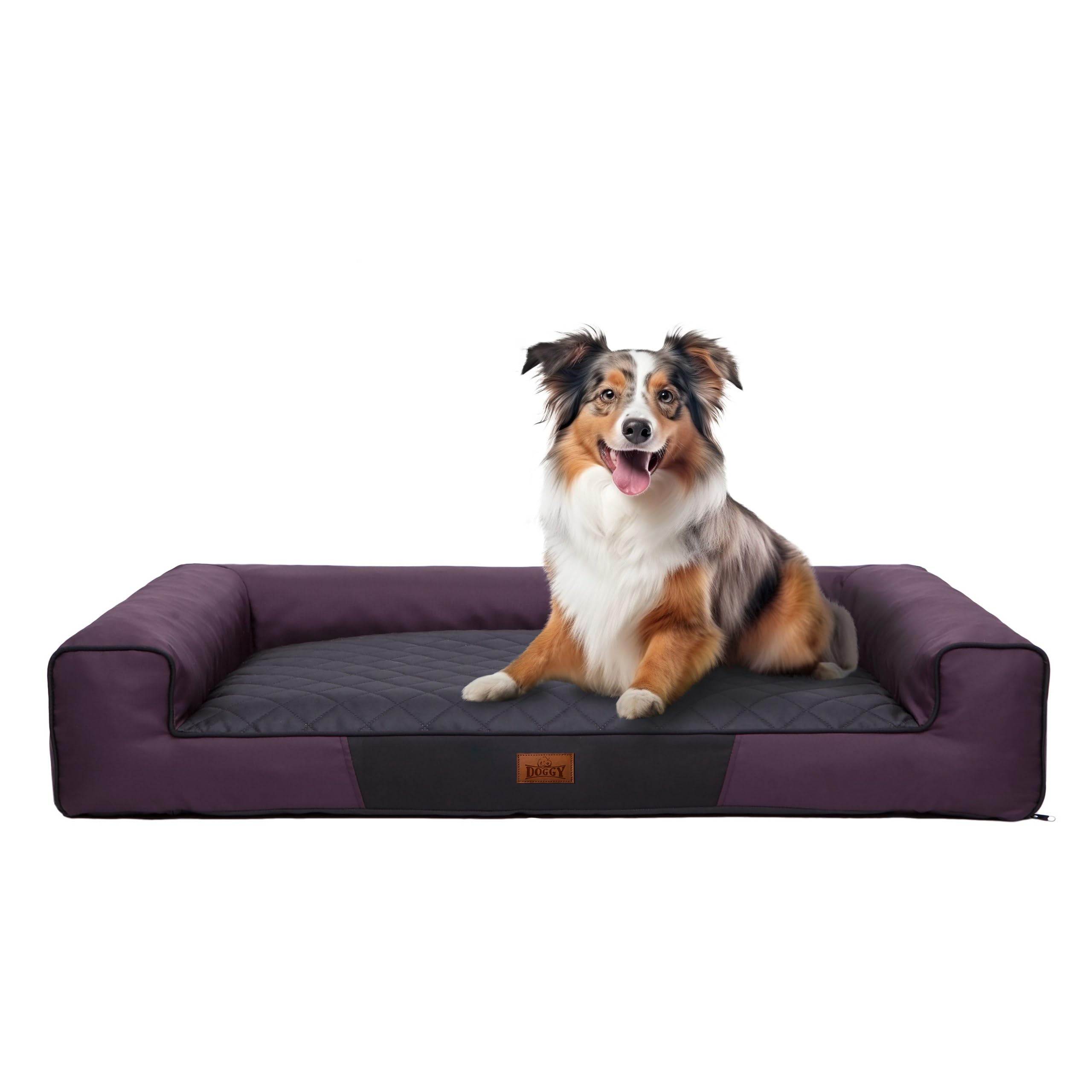Lettino per animali domestici, cuscino per cani, letto per cani, letto per cani, letto per cani, divano per cani, materasso per cani con materasso nero, L - 80 x 55 cm