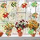 FYOJAIC 12 Igel Bastelsets für Kinder, Bastelset für Deko Anhänger Igel, Kunst und Bastelhandwerk für Herbst und Winter Basteln