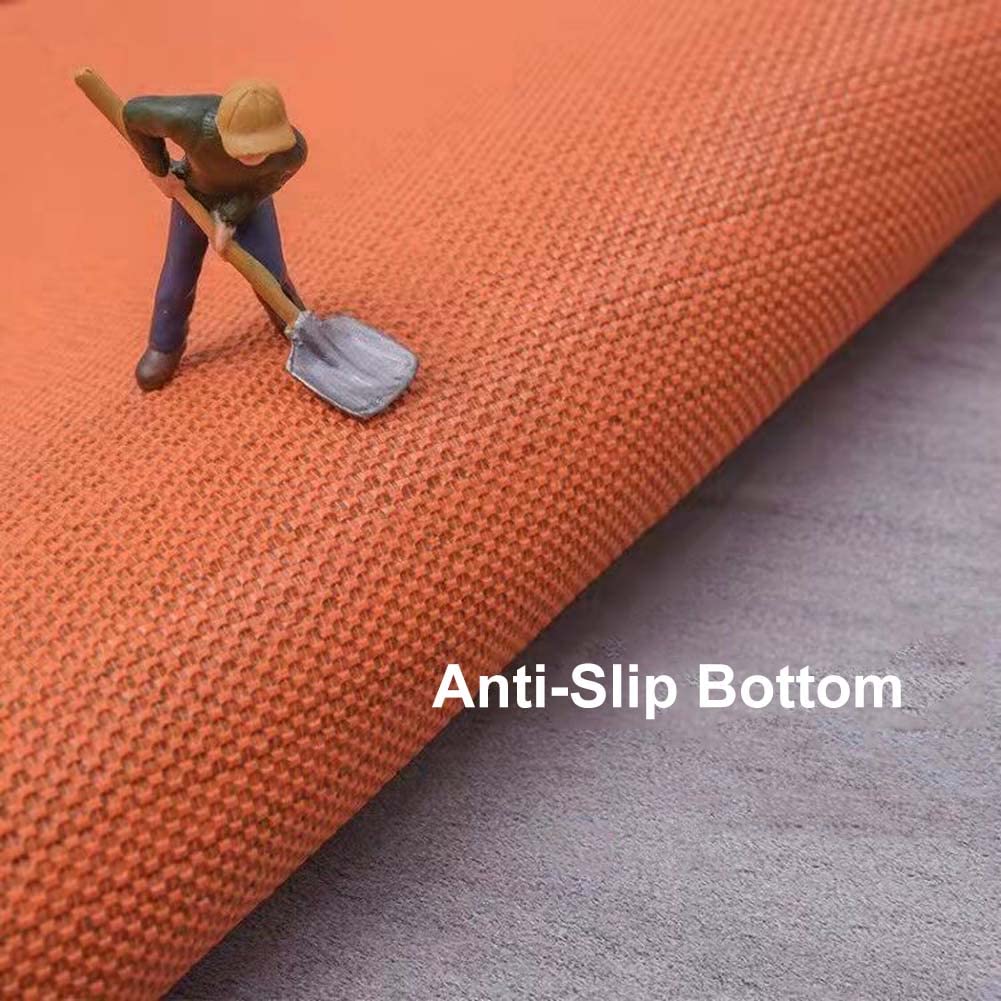Alfombra protectora redonda de madera dura para sillas de juegos, sin olor, antideslizante, lavable, alfombra circular para sala de estar y suelos de madera
