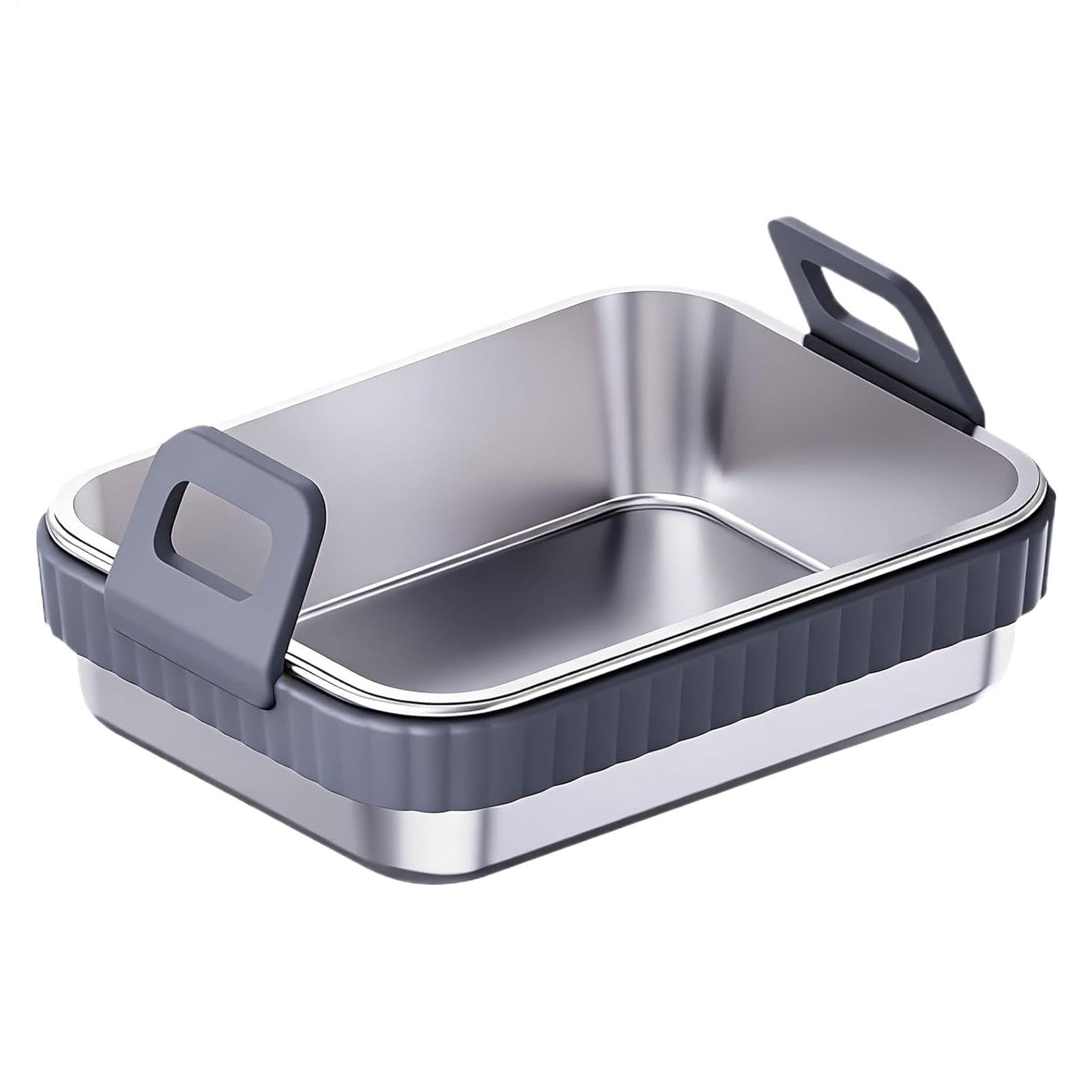 Bandeja para air fryer solucion antiadherente con rejilla para parrilla con asa para repuesto