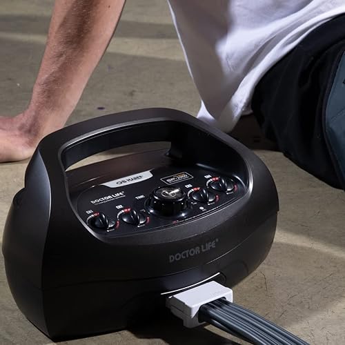 Miniatura 7 de DOCTOR LIFE SP-2000, botas XXL, masajeador secuencial de compresión de aire. Sistema de terapia de circulación sanguínea y linfática.