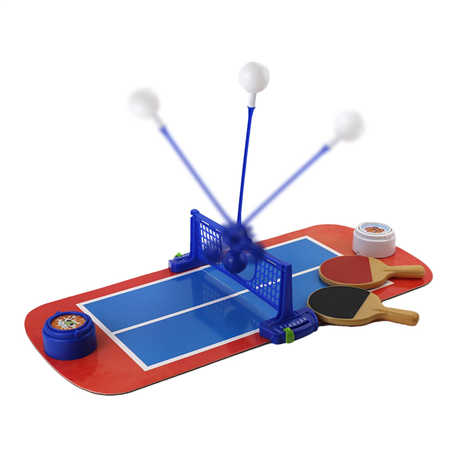 Set da Pong Portatile Set Racchette Portatile | Interattivo Genitori e Bambini per Sviluppare Abilità Motorie e Libero in Casa e in Viaggio