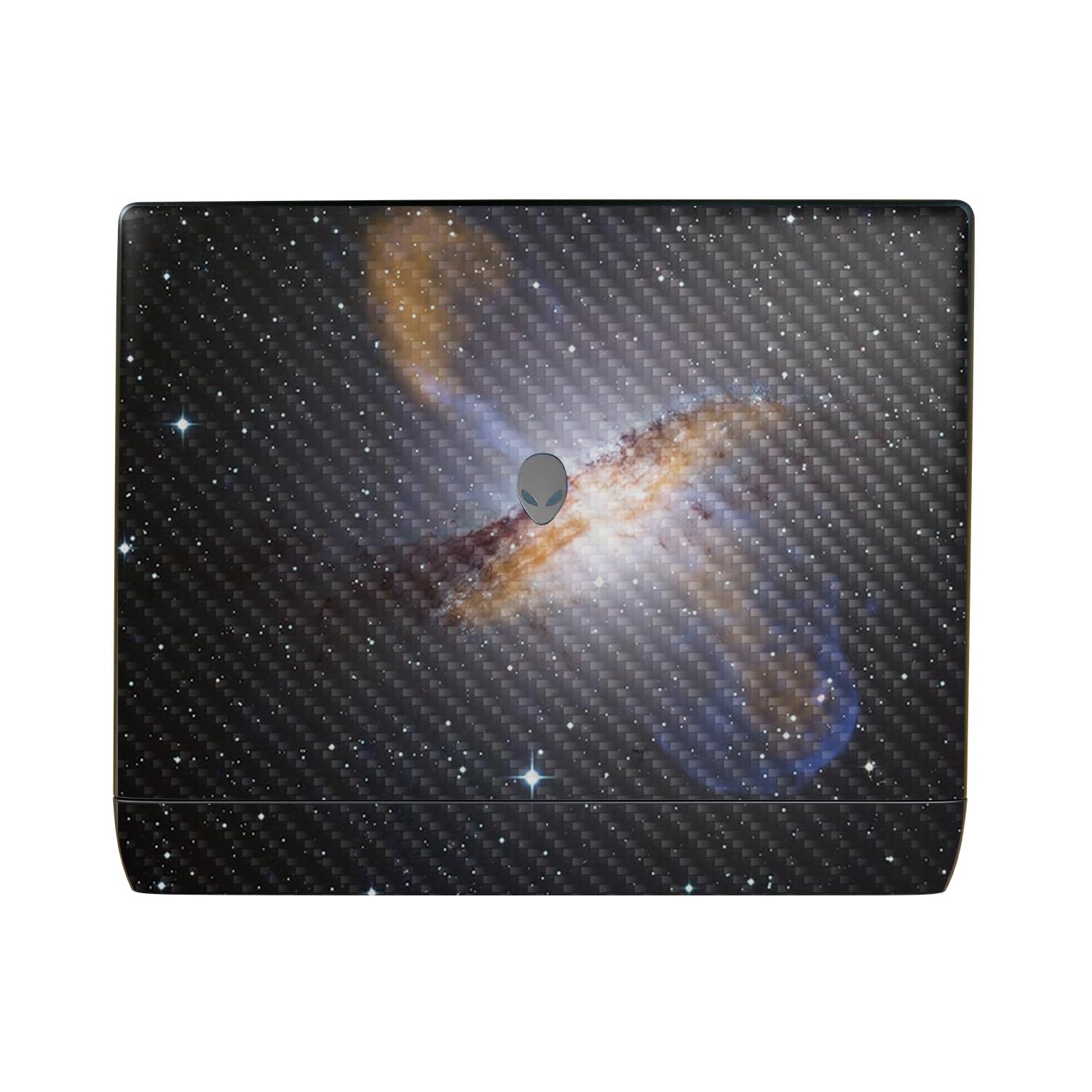 Carbon Fiber Laptop Skin Compatible with Alienware 16 Area-51 (2025) - Centaurus - Premium 3M Vinyl Protective Wrap Decal Cover - Easy to Apply | Crafted in The USA by MightySkins