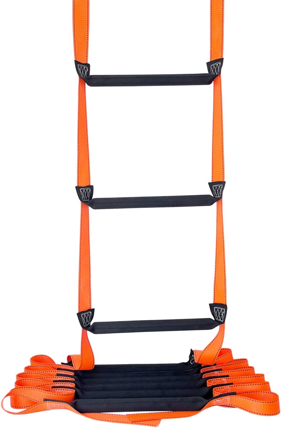 Kidde Fire Escape Ladder, 2-Story Rope Ladder, Extends to 13-Feet, Anti ...