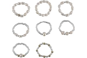 Adjustable Handmade Jewelry Colorful Crystal Beaded Elastic Toe Rings with Exquisite Simplicity