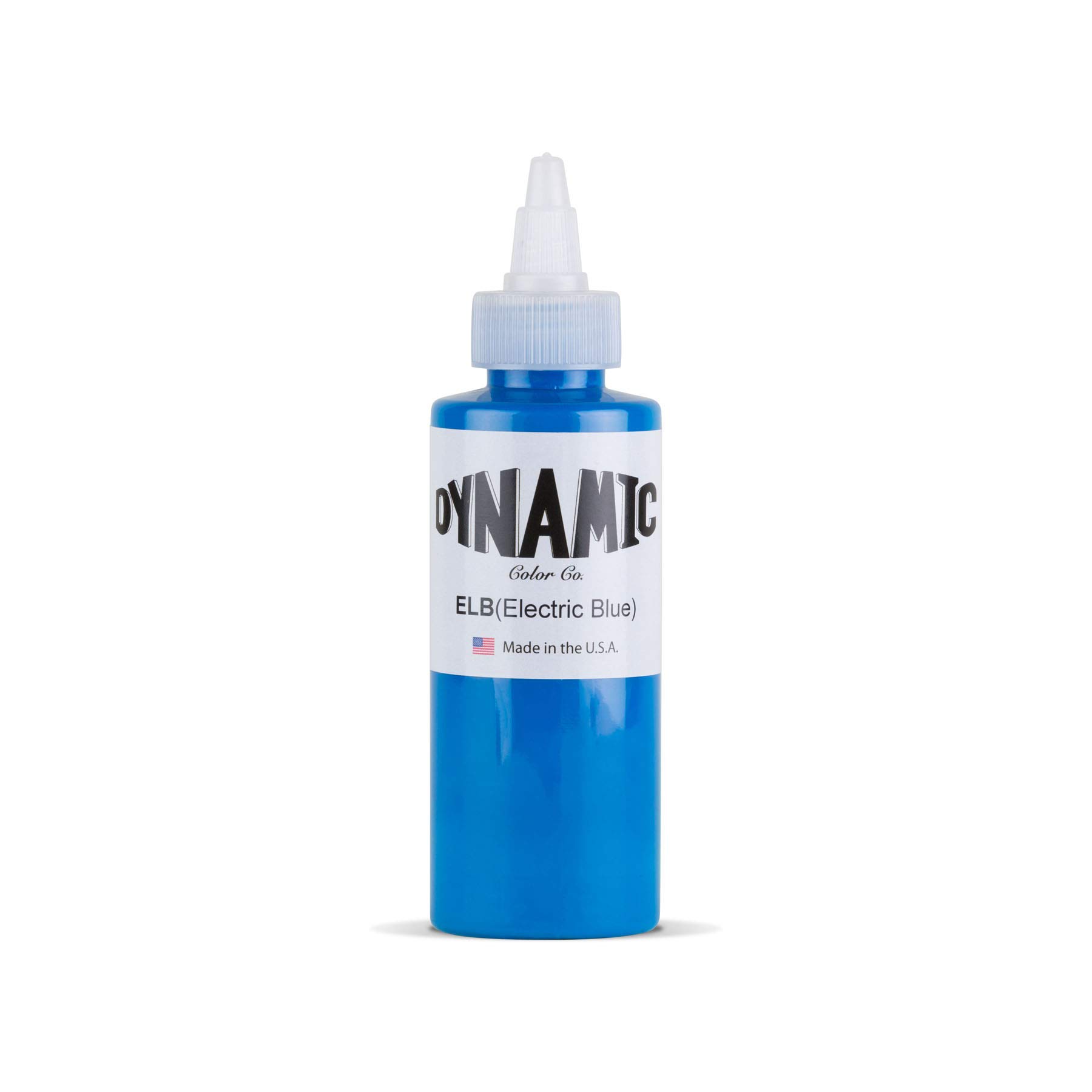Dynamic Color Co Electric Blue Tattoo Ink: Vibrant, Sterilized, Vegan & USA-Made Since 1990 – Trusted by Artists Worldwide (4oz Bottle)