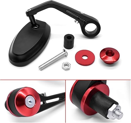 Miniatura 4 de Espejos de motocicleta para Aprilia Tuono V4 Sxv Bajaj Dominar 400 Pulsar 200 Ns, accesorios para espejo de motocicleta, manillar, barra,