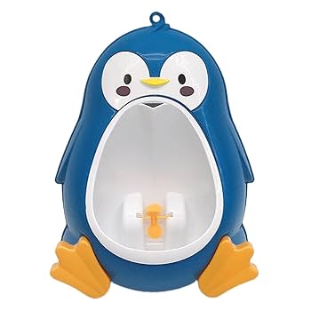 Amazon.co.jp: 子供用おしっこトイレ - ペンギン小便器、回転