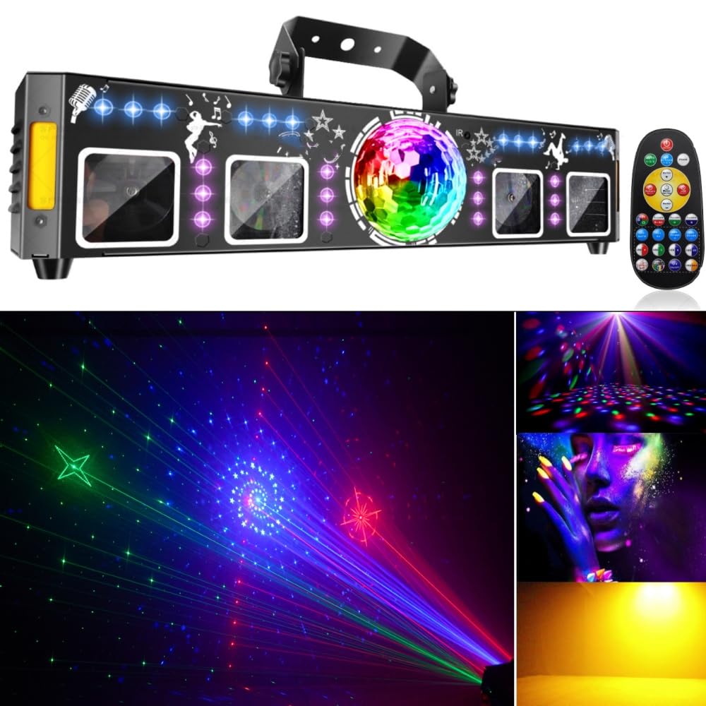 Amazon.co.jp: pakabi2025年新ディスコライトステージライトDJライト