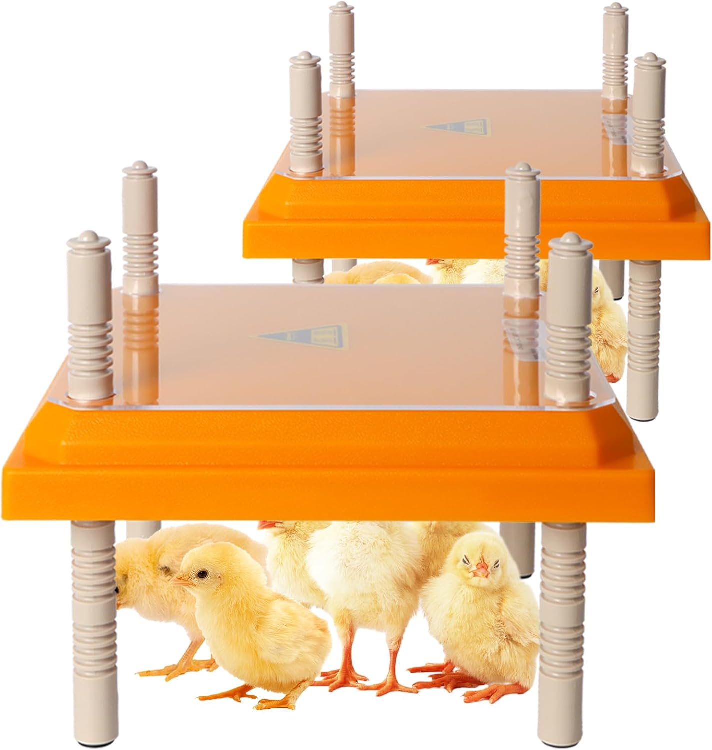Brooder Heater for Chicks 2 Pack – 10x10 inch heating plate