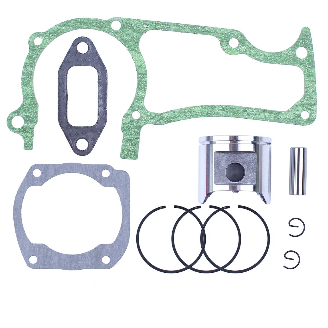 Haishine Kolbenringsatz Für JONSERED 2065, 2165, EPA Turbo & CS 2165 Kettensägen – Ersetzt OEM 503 69 13-71