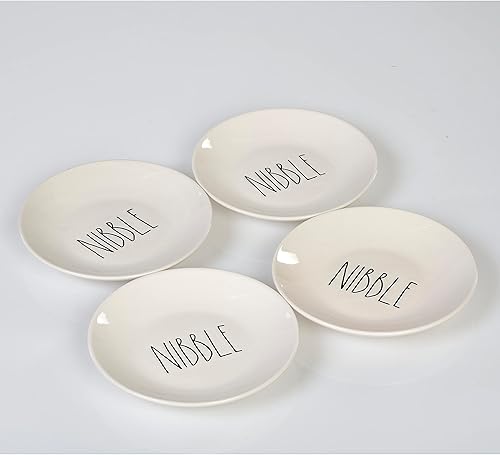 Miniatura 7 de Servappetit Platos de postre de cerámica - Juego de 4-6 pulgadas - Blanco