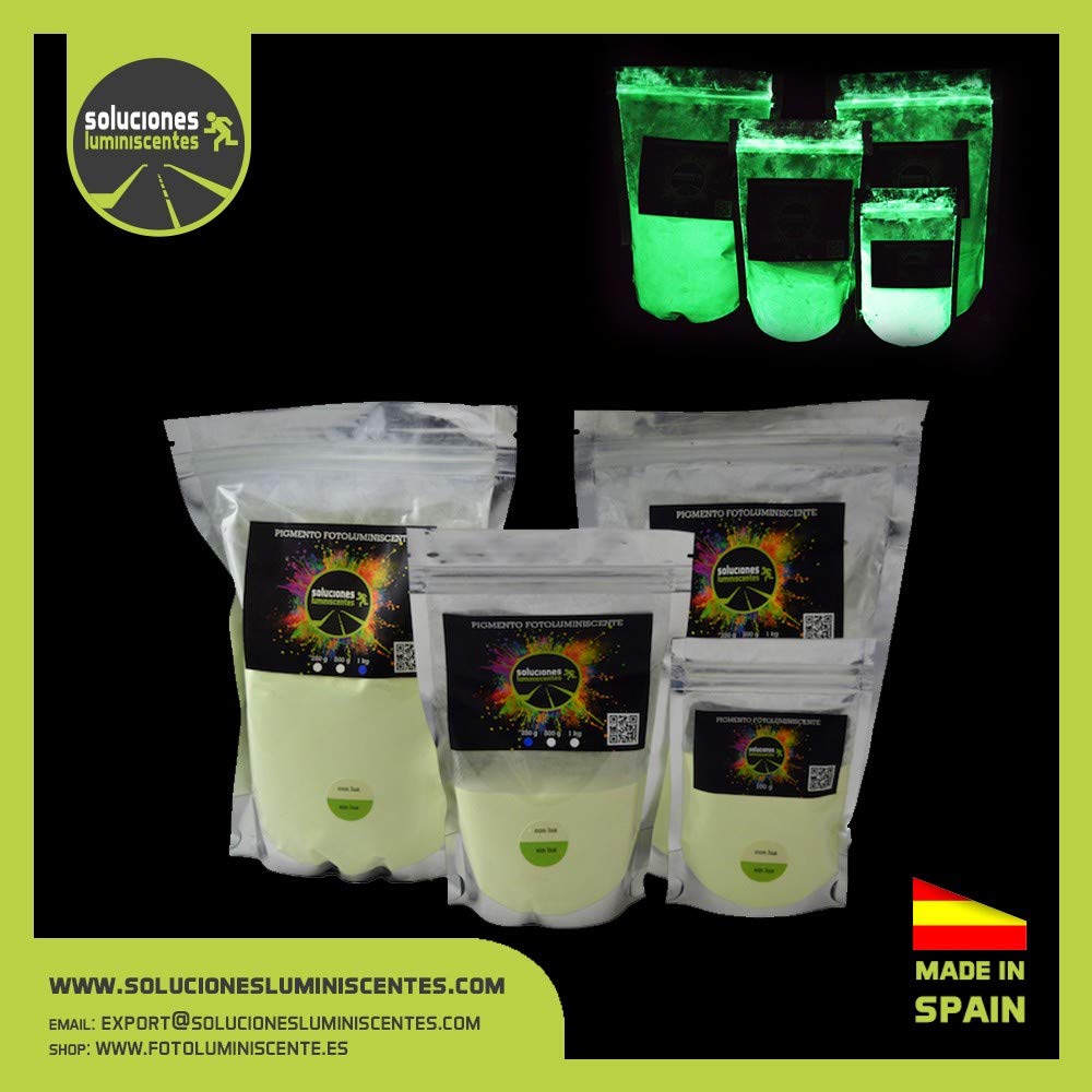 Pigment luminescent solvant XL Modèle Z jaune lumière verte pour balisage nocturne
