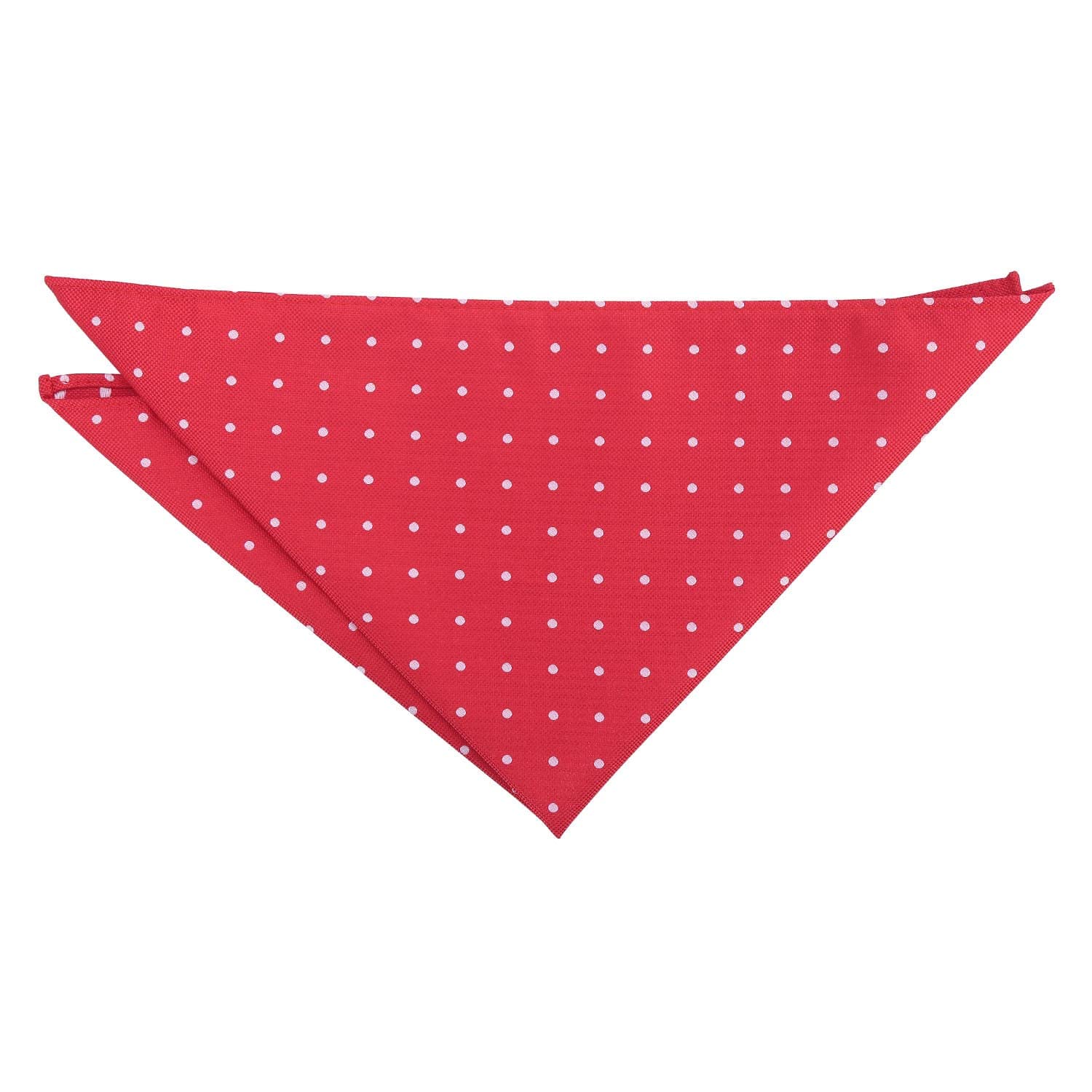 DQT Polka Dot Wedding Party Pocket Square Handkerchief - Red