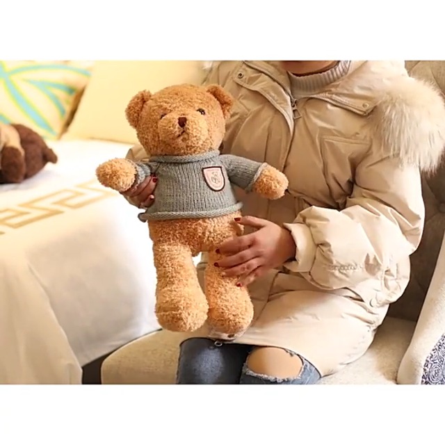 Amazon.co.jp: テディベア人形ドレッシングクマぬいぐるみかわいい