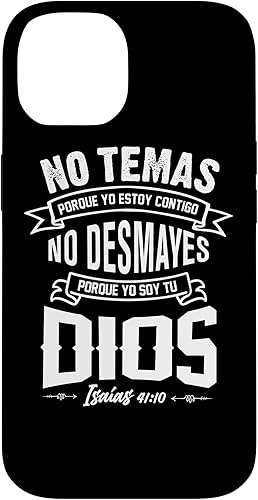 Miniatura 4 de Funda para iPhone 11 NO TEMAS cristianos en español con cita de versículo bíblico 4110