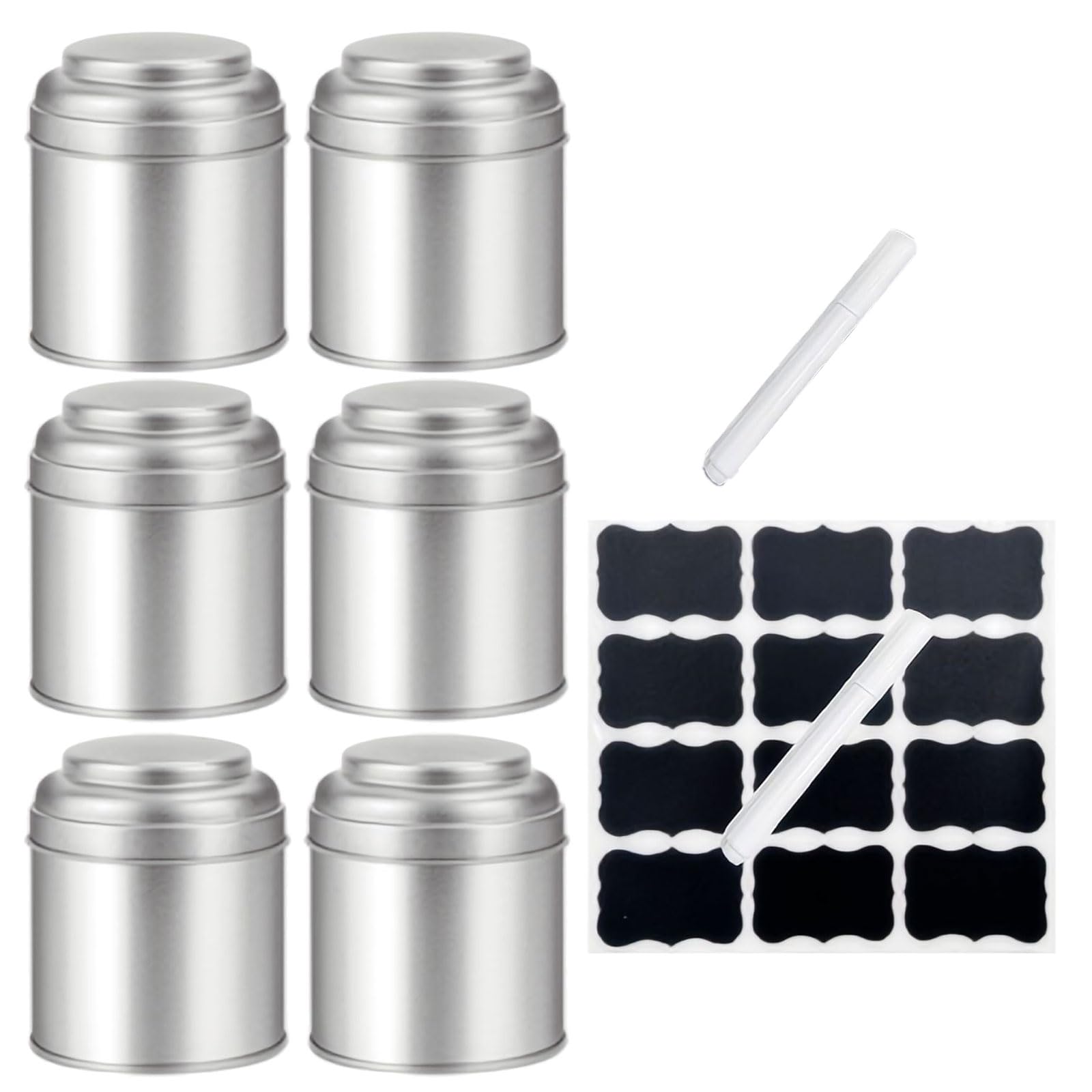 Kalttoy Empty Teas Storage Box Can Loose Teas Container Stashes Jar Gift Box Metal Canister Empty Candy Jars Enduring Leaves Container Portable Storage