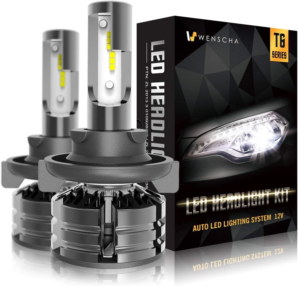 Wenscha H13/9008 LED Headlight Bulbs
