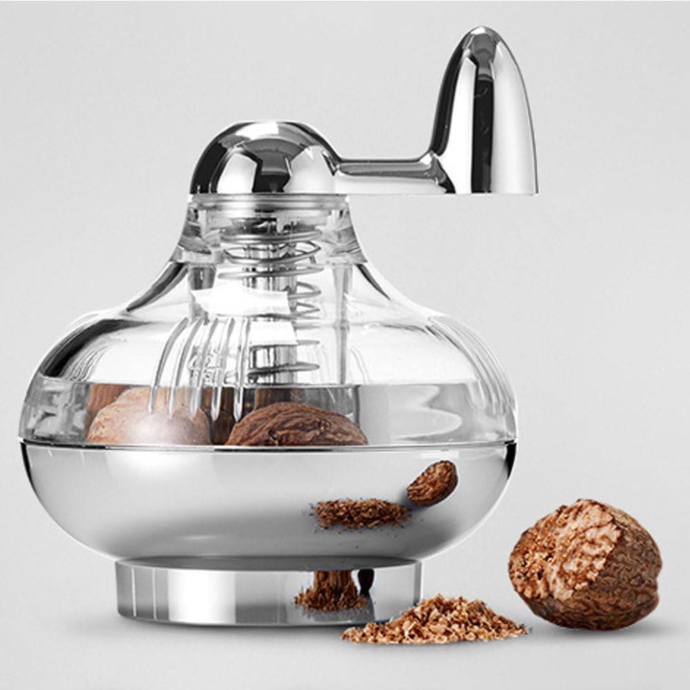 TAMUME Nutmeg Grinder with Stainless Steel Blades for Fresh Nutmeg