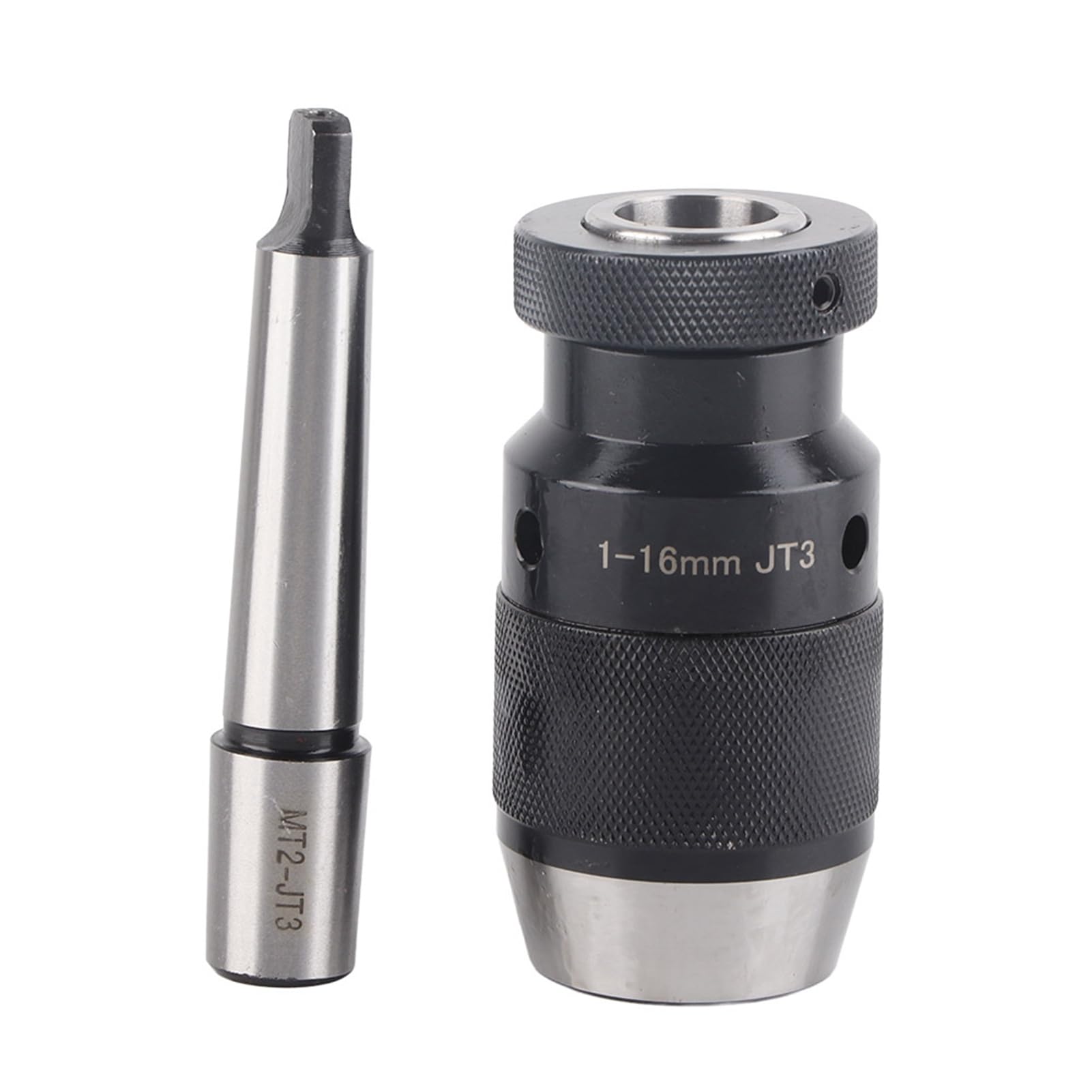 Drill Chuck & JT3-MT2 Arbor con codolo cilindrico CNC 1/32 5/8"JT3 Pro-Series Mandrino autoserrante