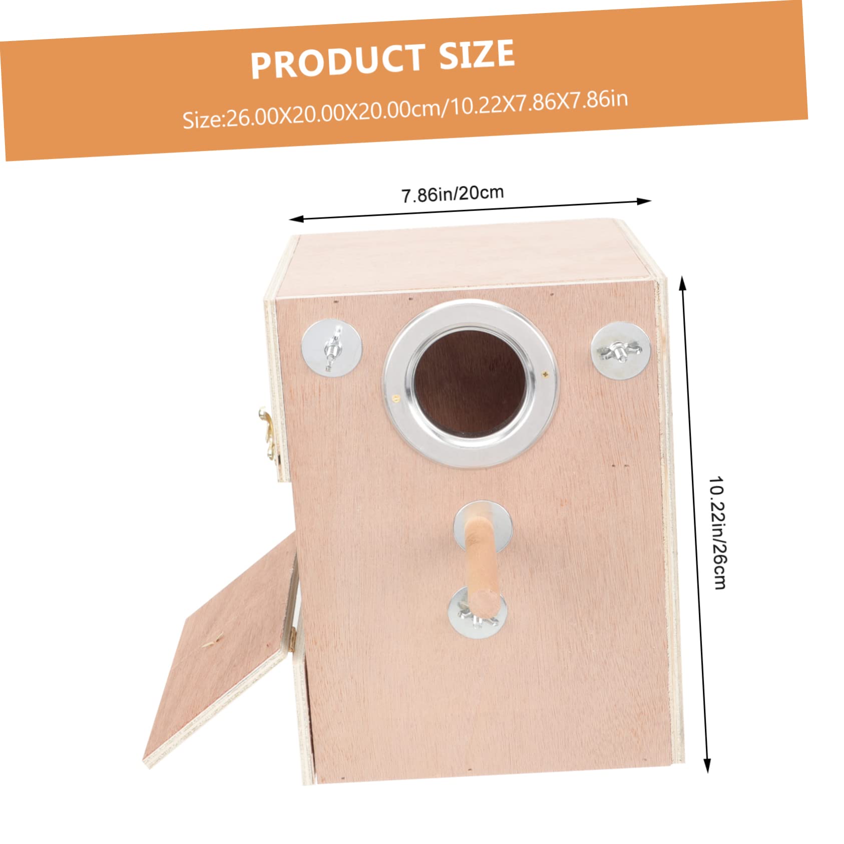 ERINGOGO Nichoir Bois pour Perroquets Boîte De Nidification pour Oiseaux avec Design Pratique Et pour Élevage des Perroquets Et Inséparables