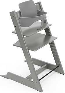Stokke Tripp Trapp Baby High Chair - Includes Baby Feeding Chair + Baby Set2 for Children 6-36 Months - Adjustable