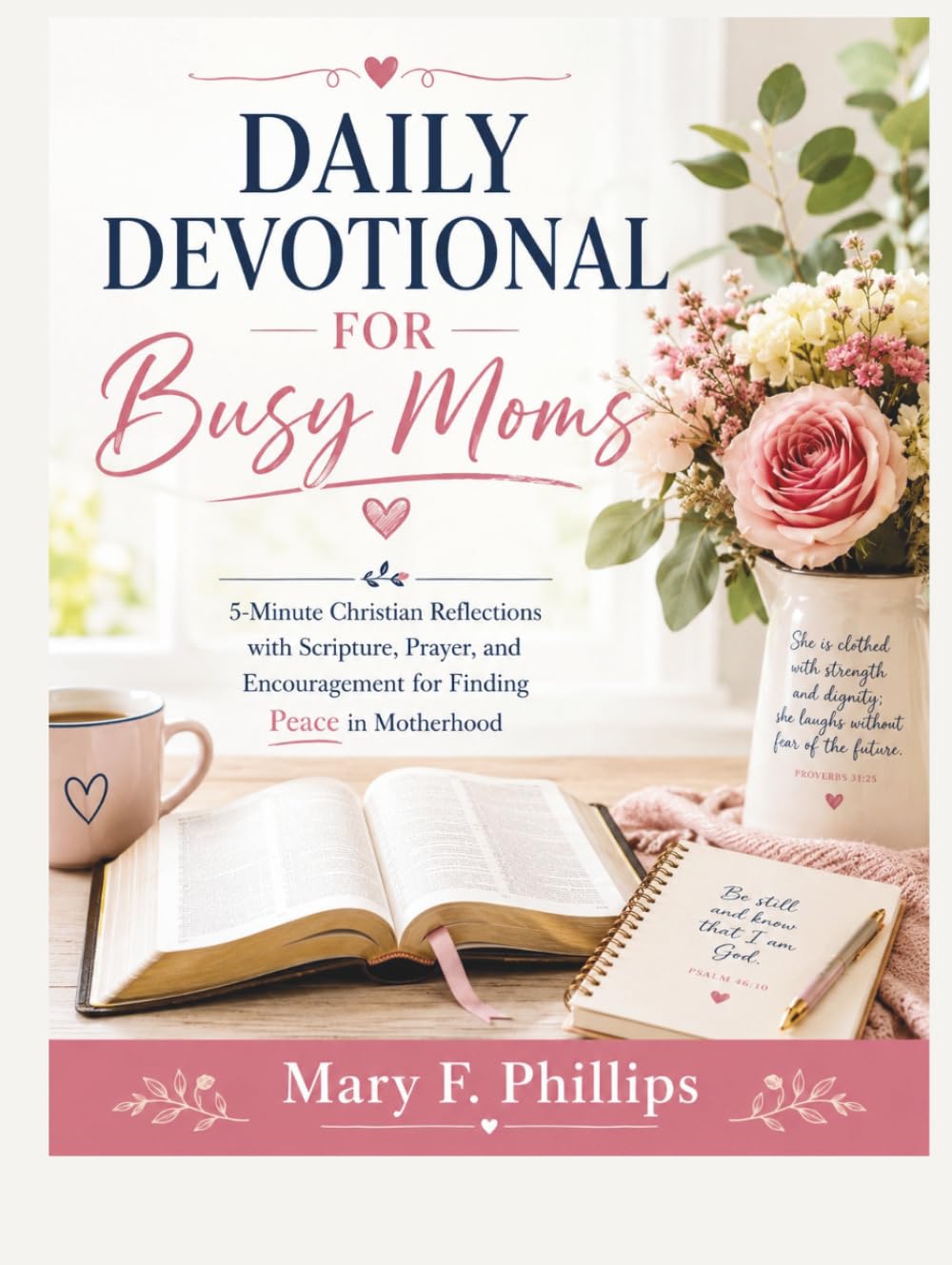 DAILY DEVOTIONAL FOR BUSY MOMS: 5-Minute Christian Reflections with Scripture, Prayer, and Encouragement for Finding Peace in Motherhood