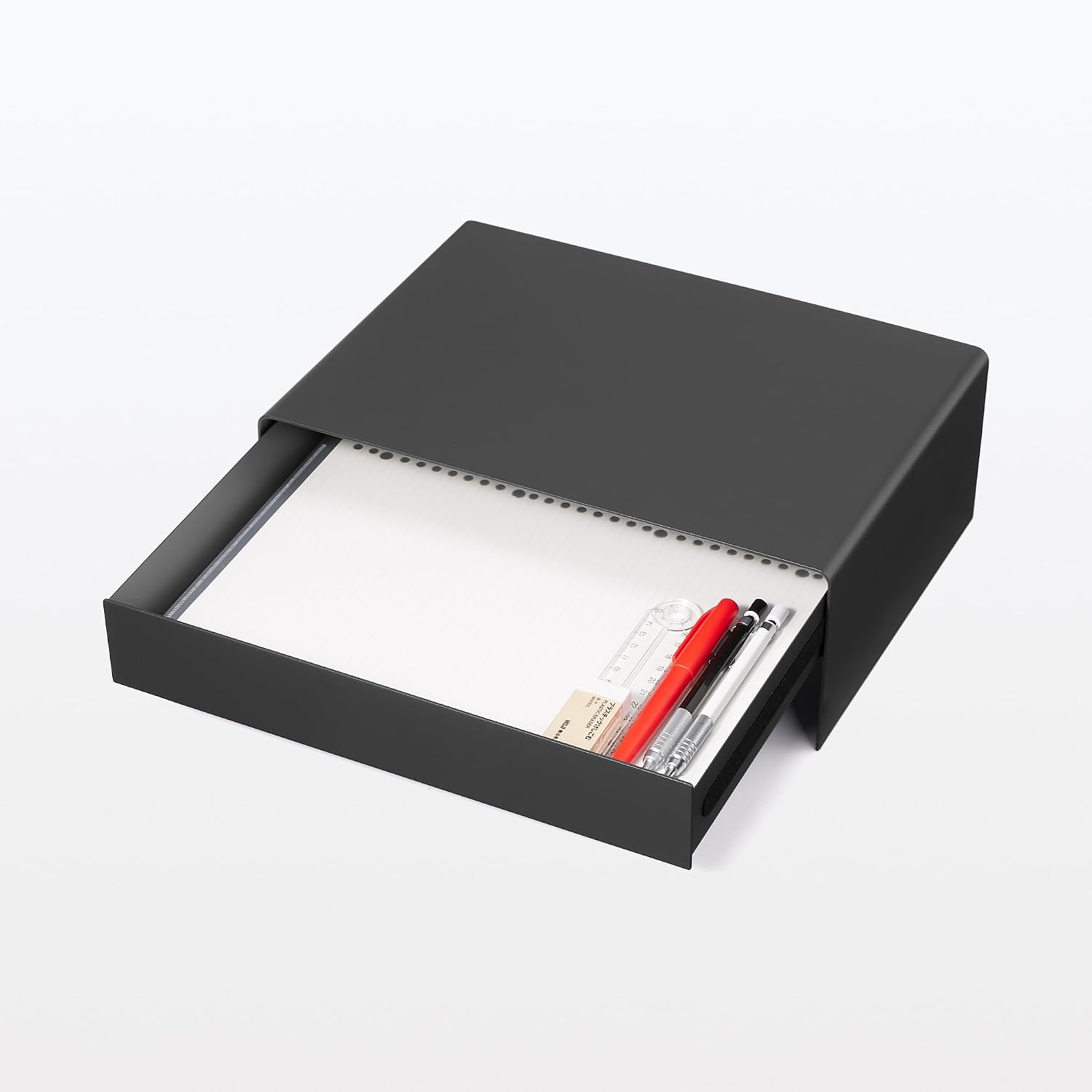 Steel Monitor Stand with Drawer
