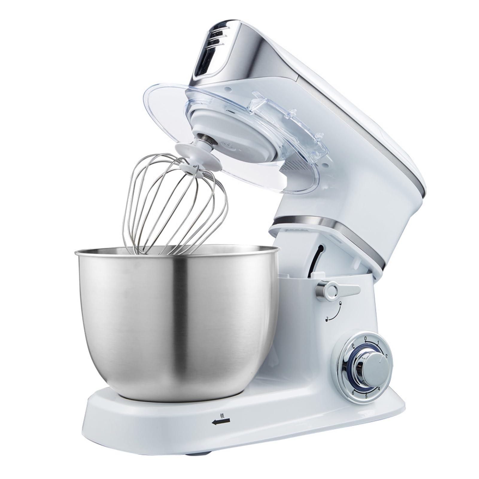 Robot pâtissier avec bol de mélange en acier inoxydable 5L PAHION