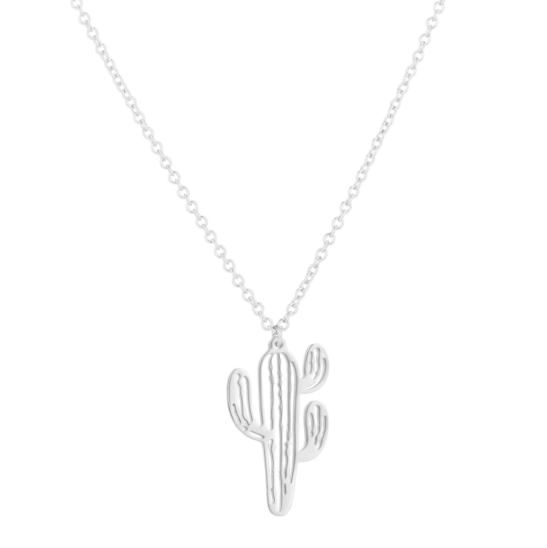 Collier cactus simple à offrir comme bijou de rentrée - 2