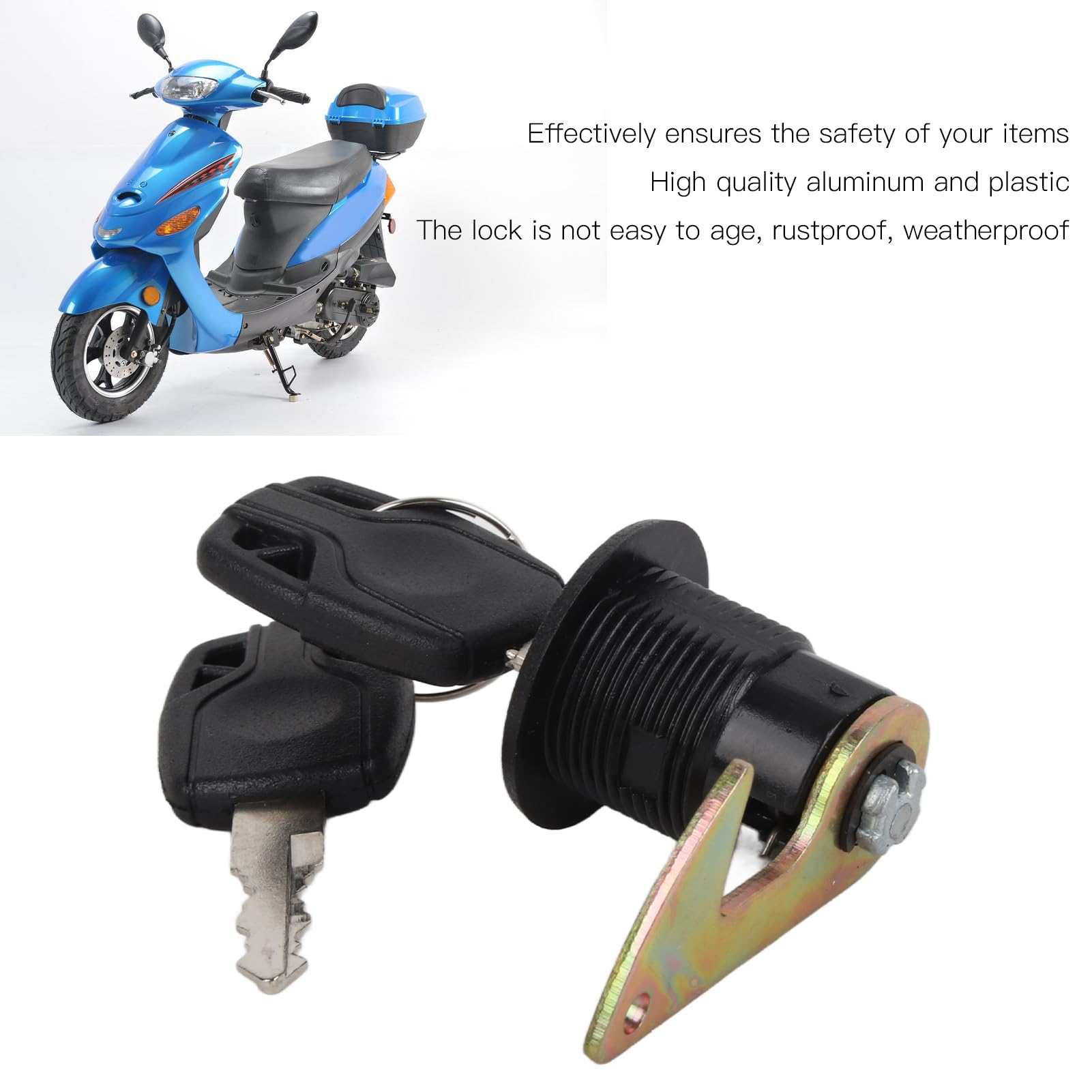 Universal Motorcycle Trunk Tour Tail Box With Security Lock 45L - Motorcycle Trunk And Tour Tail Box - View #2