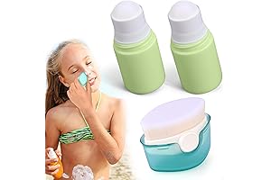 Sunscreen Roller Ball Applicator 3-Pack for Kids and Family