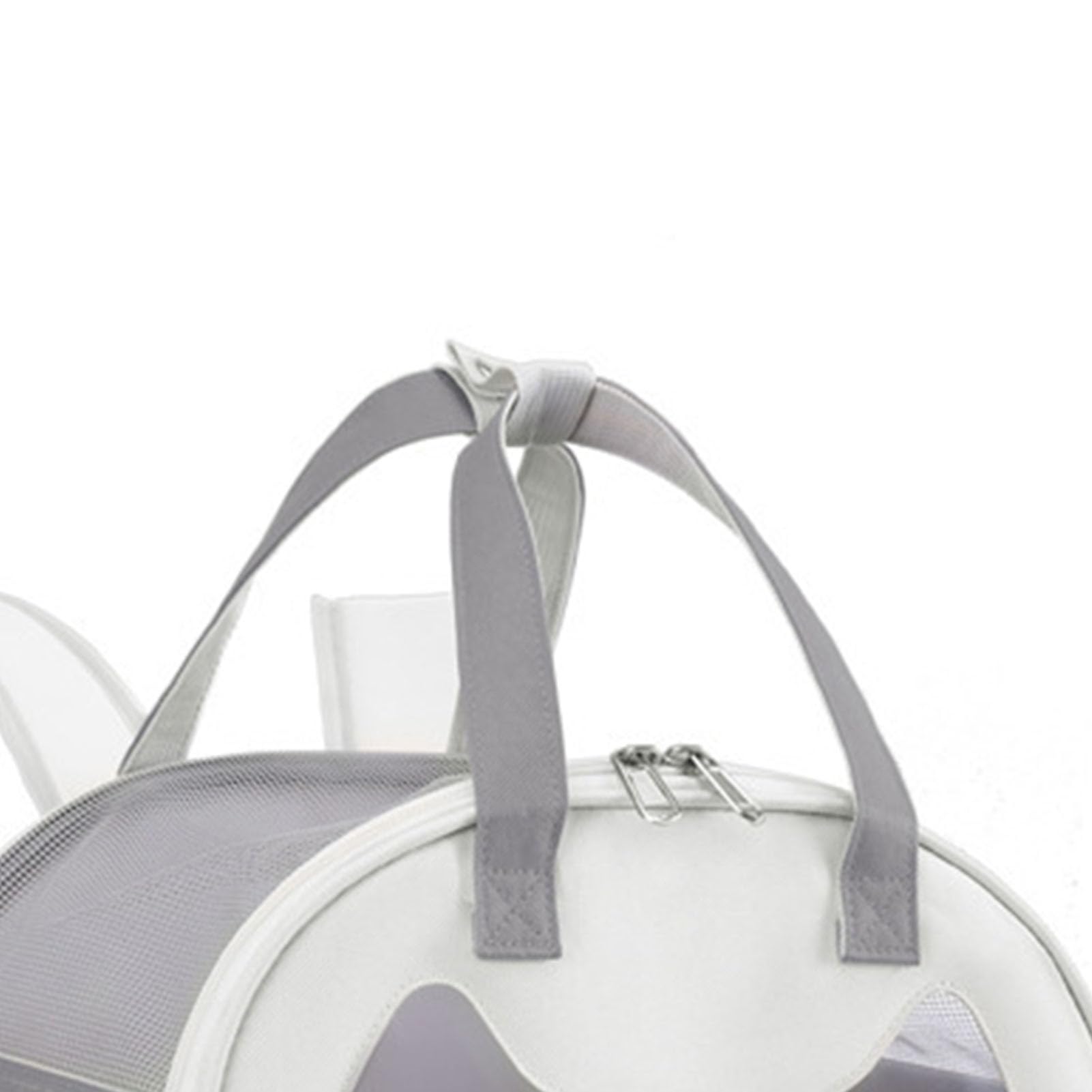 Zaino per animali domestici Zaino da viaggio per gatti impermeabile traspirante di grande capacità Borsa da trasporto per animali domestici con maniglia per campeggio e attività (Grigio)