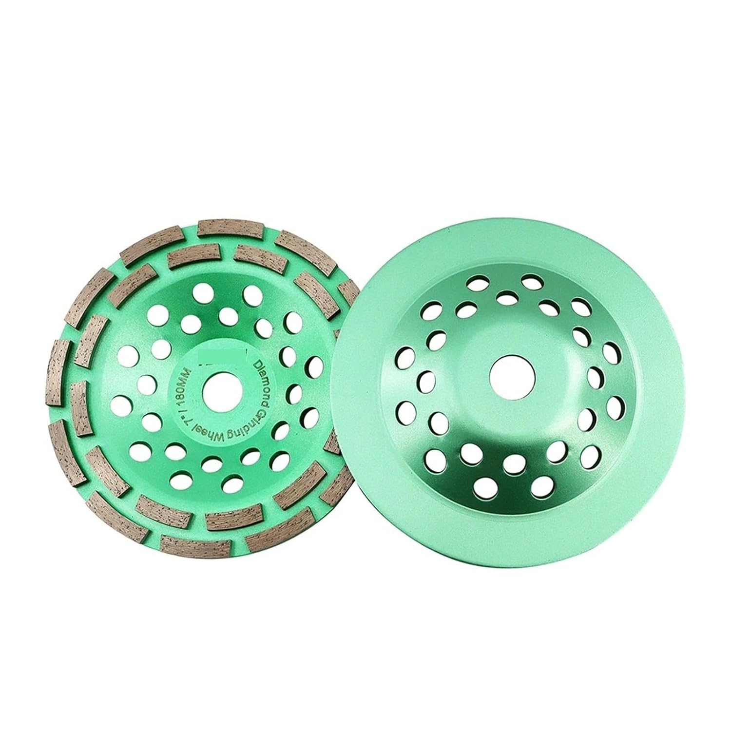 1pcs 7inch /Dia180mm Diamond Grinding Cup Grit40/50 Milling Concrete Masonry Marble Tile Hot Pressed Grinder Polishing Cup