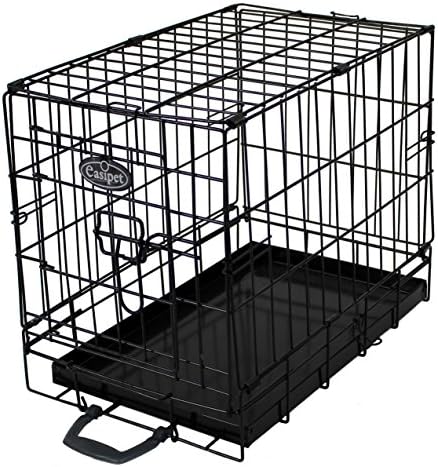 Dog Cage or Crate in Black for Toy Breeds (831)